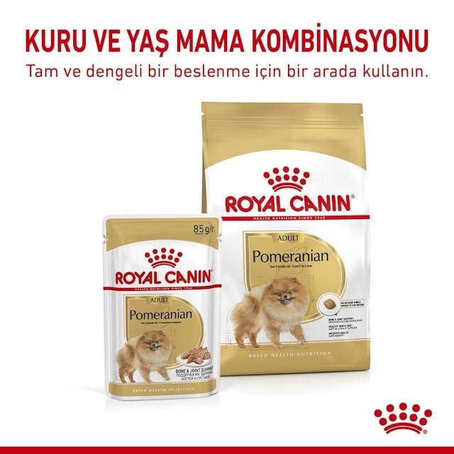 Royal Canin Yetişkin Köpek Pomeranian Yaş Maması 12x85gr