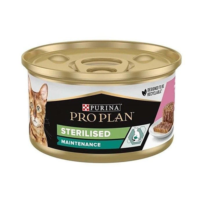 Pro Plan Sterilised Teneke Kısırlaştırılmış Somonlu Ve Ton Balıklı 85 Gr