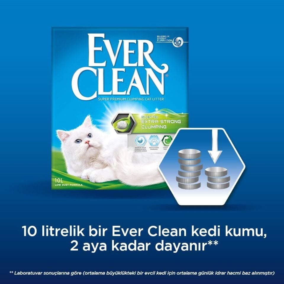 EVER CLEAN EXTRA STRONG  EKSTRA GÜÇLÜ  TOPLANMA 10 LT