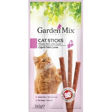 Gardenmix Ciğerli Kedi Stick Ödül 3x5g