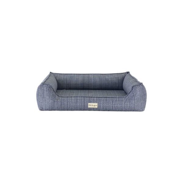 Pet Comfort Delta Varius Mavi Kareli Kedi ve Köpek Yatağı