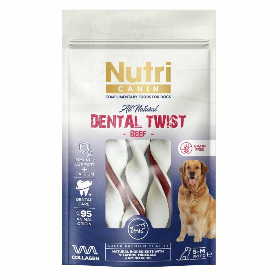 NUTRI CANIN SIĞIR ETLİ DENTAL KEMİK 120 GR