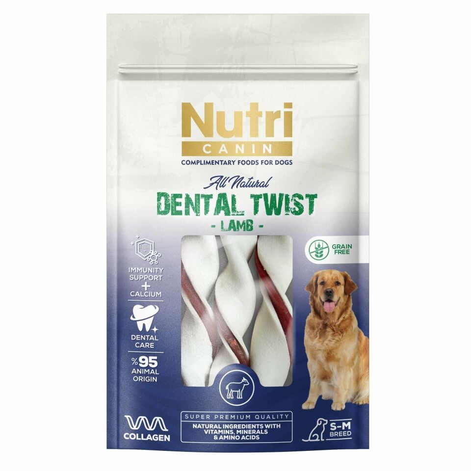 NUTRI CANIN KUZU ETLİ DENTAL KEMİK 80 GR