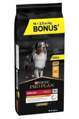 Proplan Medium Adult Tavuklu Yetişkin Köpek Maması 16,5 Kg