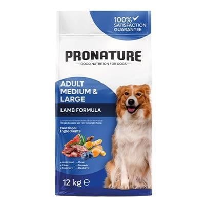 Pronature Daily Kuzu Etli ve Pirinçli Yetişkin Köpek Maması 12 Kg