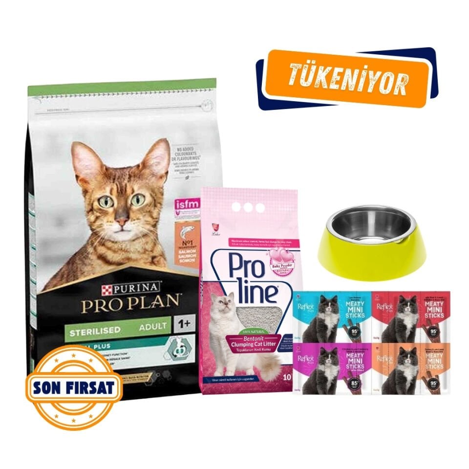 Pro Plan Somonlu Kısırlaştırılmış Yetişkin Kedi Maması 10 Kg