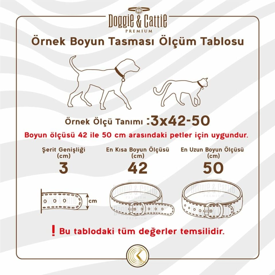 DOGGİE BOĞMALI ZİNCİR TASMA KROMKAPLAMA 3,5X40-50CM