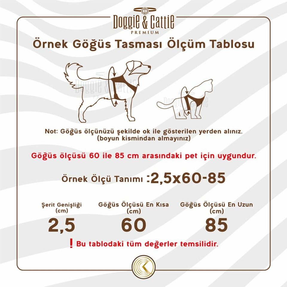 DOGGİE HAVALI DOKUMA GÖĞÜS TASMASI KIRMIZI 1,5X35-45CM