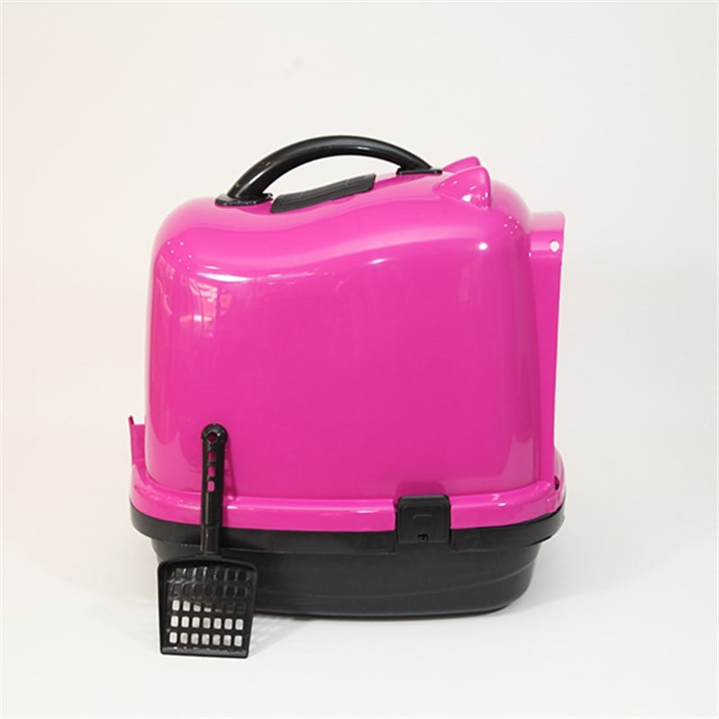 Pet Style Comfort Kapalı Kedi Tuvaleti Pembe