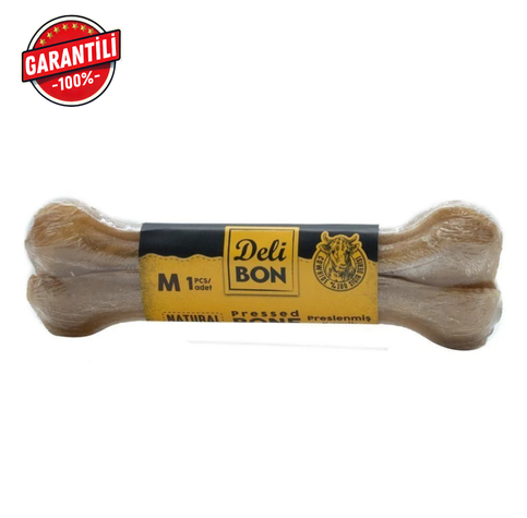 DELİBON DERİ PRES KEMİK 15CM M BOY 1Lİ VAKUM NATUREL 15CMX1AD.