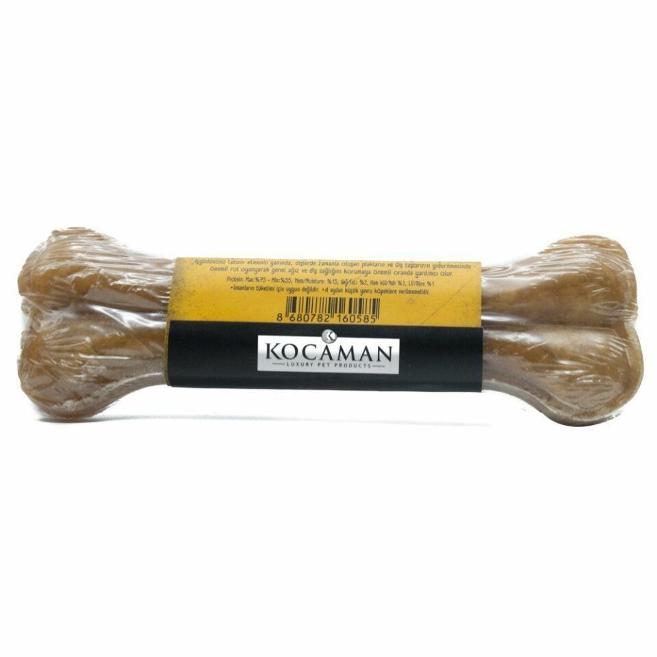 DELİBON DERİ PRES KEMİK 15CM M BOY 1Lİ VAKUM NATUREL 15CMX1AD.