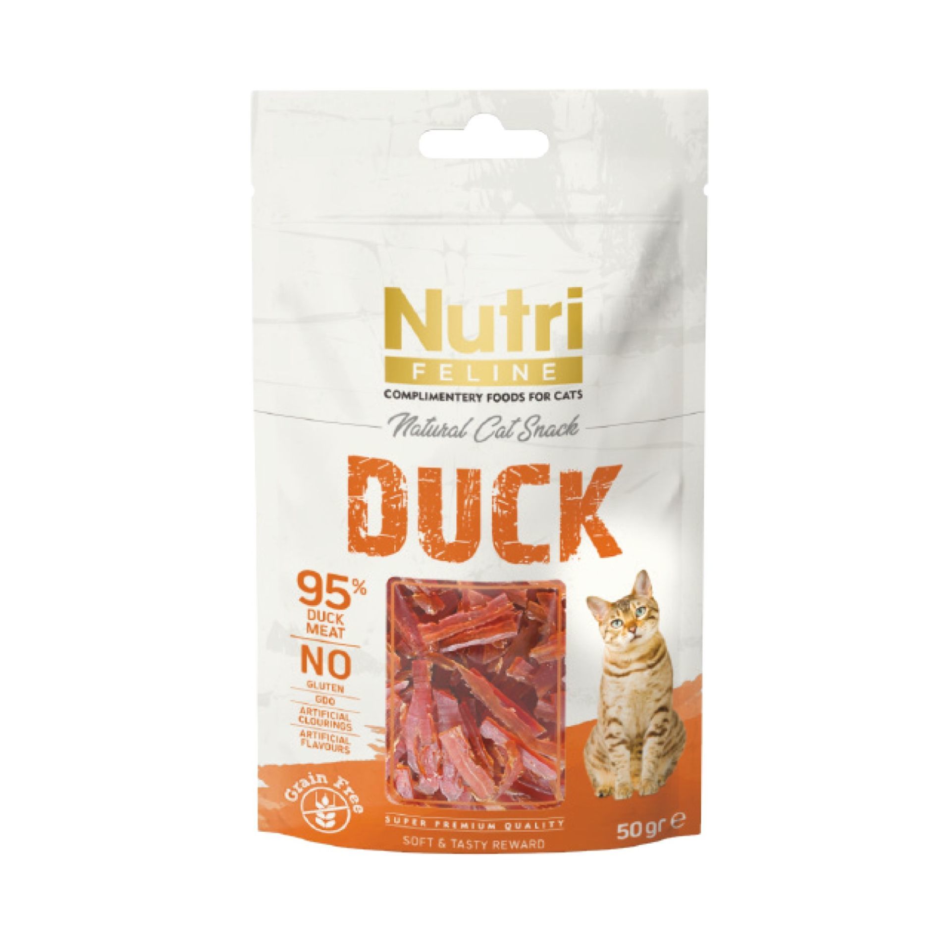 Nutri %95 Ördekli Kedi Ödülü 50 Gr