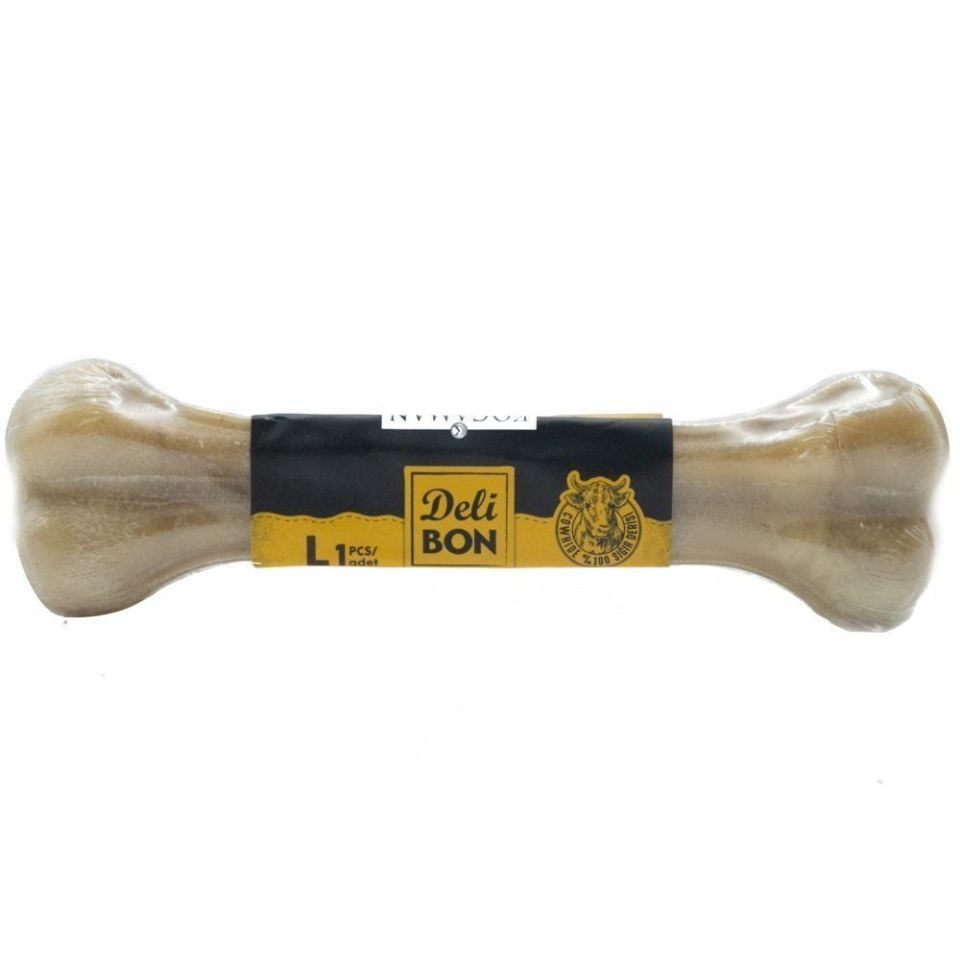 DELİBON DERİ PRES KEMİK 22CM L BOY 1Lİ VAKUM NATUREL 22CMX1AD.