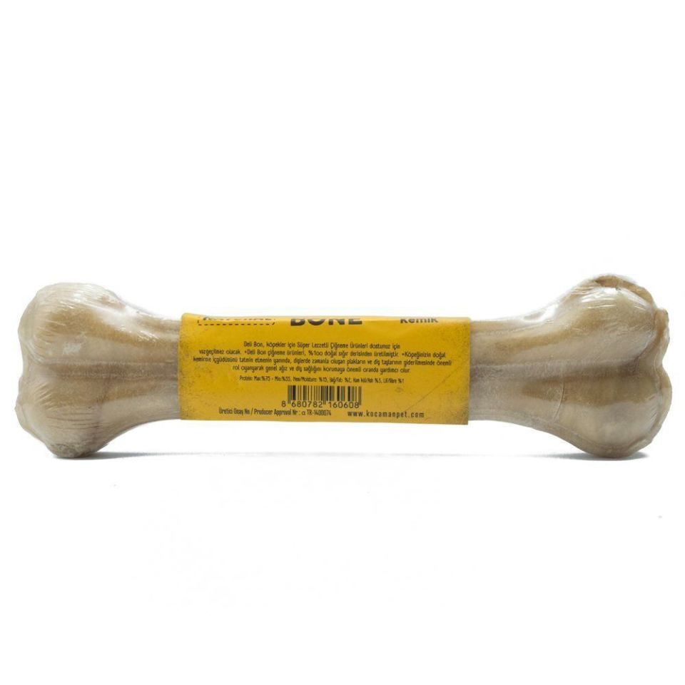DELİBON DERİ PRES KEMİK 22CM L BOY 1Lİ VAKUM NATUREL 22CMX1AD.