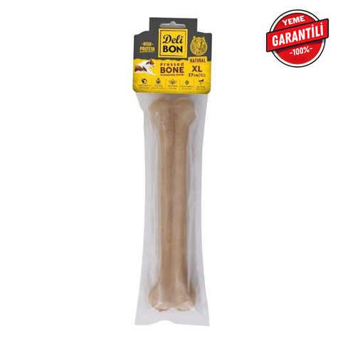 DELİBON DERİ PRES KEMİK 27CM M BOY 1Lİ PAKET NATUREL 27CMX1AD.