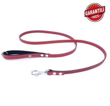 DOGGİE KONFOR DERİ GEZDİRME KIRMIZI 1,5X160CM