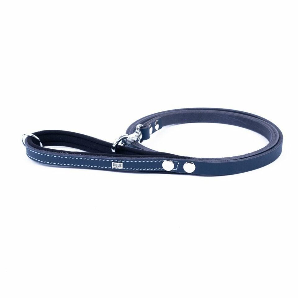 DOGGİE KONFOR DERİ GEZDİRME ROYALMAVİ 1,5X160CM
