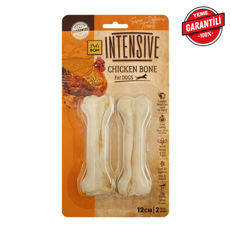 DELİBON İNTENSİVE TAVUKLU KEMİK 12CM 2Lİ PAKET