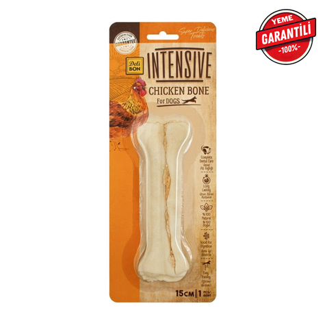 DELİBON İNTENSİVE TAVUKLU KEMİK 15CM 1Lİ PAKET