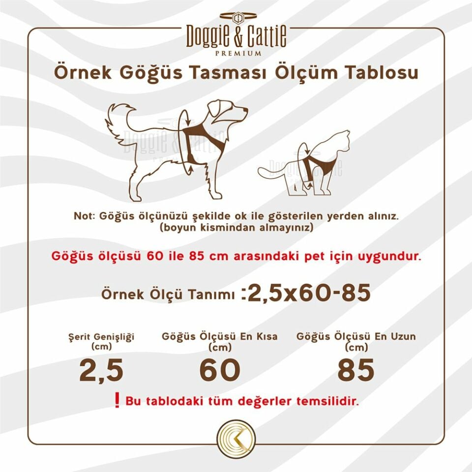 DOGGİE HAVALI DOKUMA GÖĞÜS TASMASI ROYALMAVİ 1,5X35-45CM