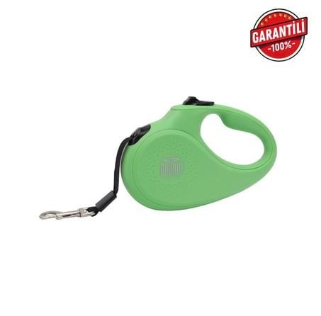 DOGGİE OTOMATİK UZATMA TASMASI MASTER SERİ YEŞİL 15KG/5MT