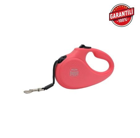 DOGGİE OTOMATİK UZATMA TASMASI MASTER SERİ PEMBE 12KG/3MT