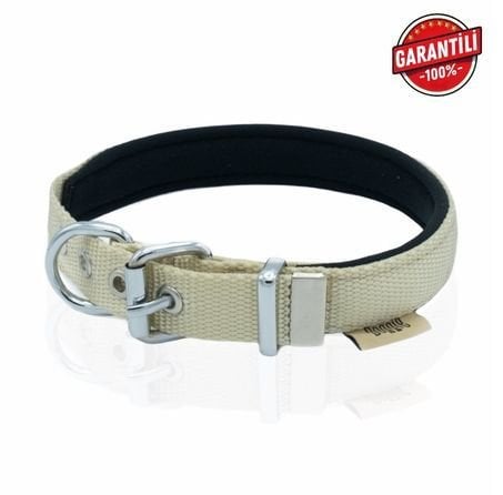 DOGGİE KONFOR DOKUMA KEMİKLİ BOYUN TASMASI HAKİ 2X30-35CM