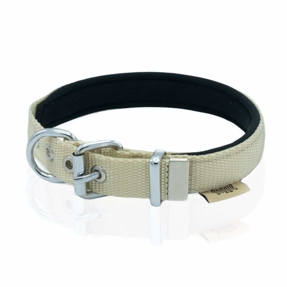 DOGGİE KONFOR DOKUMA KEMİKLİ BOYUN TASMASI HAKİ 2X30-35CM