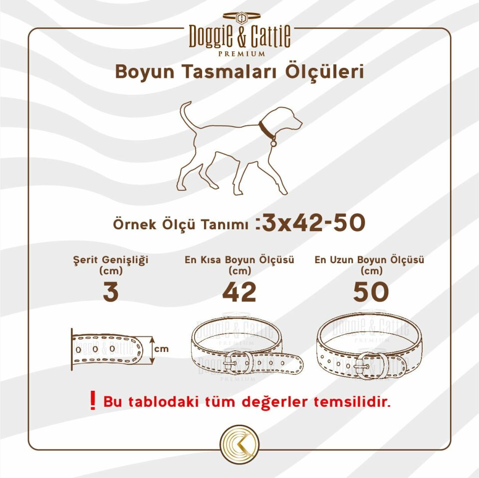 DOGGİE KONFOR DOKUMA BOYUN TASMASI KIRMIZI 1,5X20-25CM