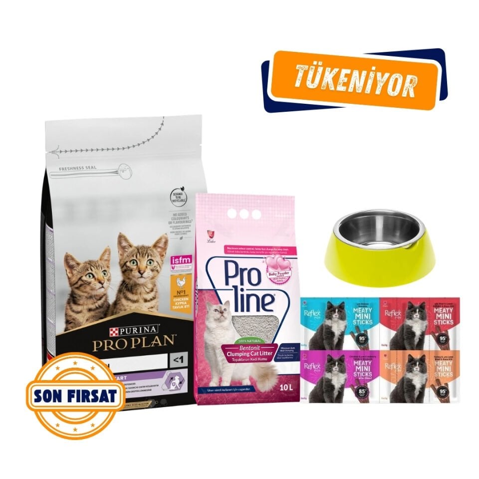 Pro Plan Kitten Tavuklu Yavru Kedi Maması 10 Kg