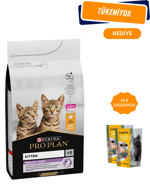Pro Plan Kitten Tavuklu Yavru Kedi Maması 1,5 Kg