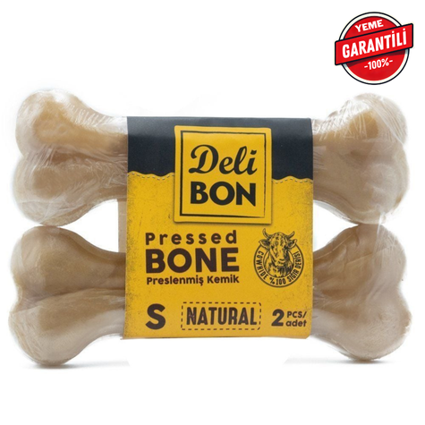 DELİBON DERİ PRES KEMİK 12CM S BOY 2Lİ VAKUM NATUREL 12CMX2AD.