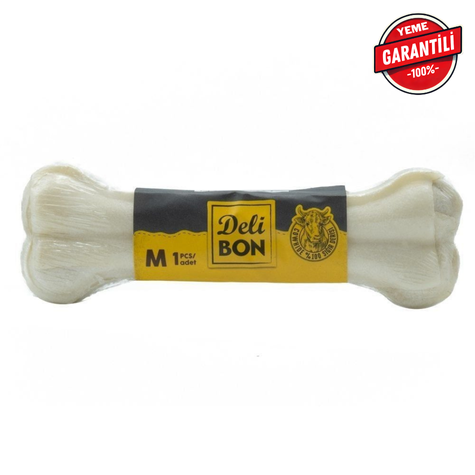 DELİBON DERİ PRES KEMİK 15CM M BOY 1Lİ VAKUM BEYAZ 15CMX1AD.