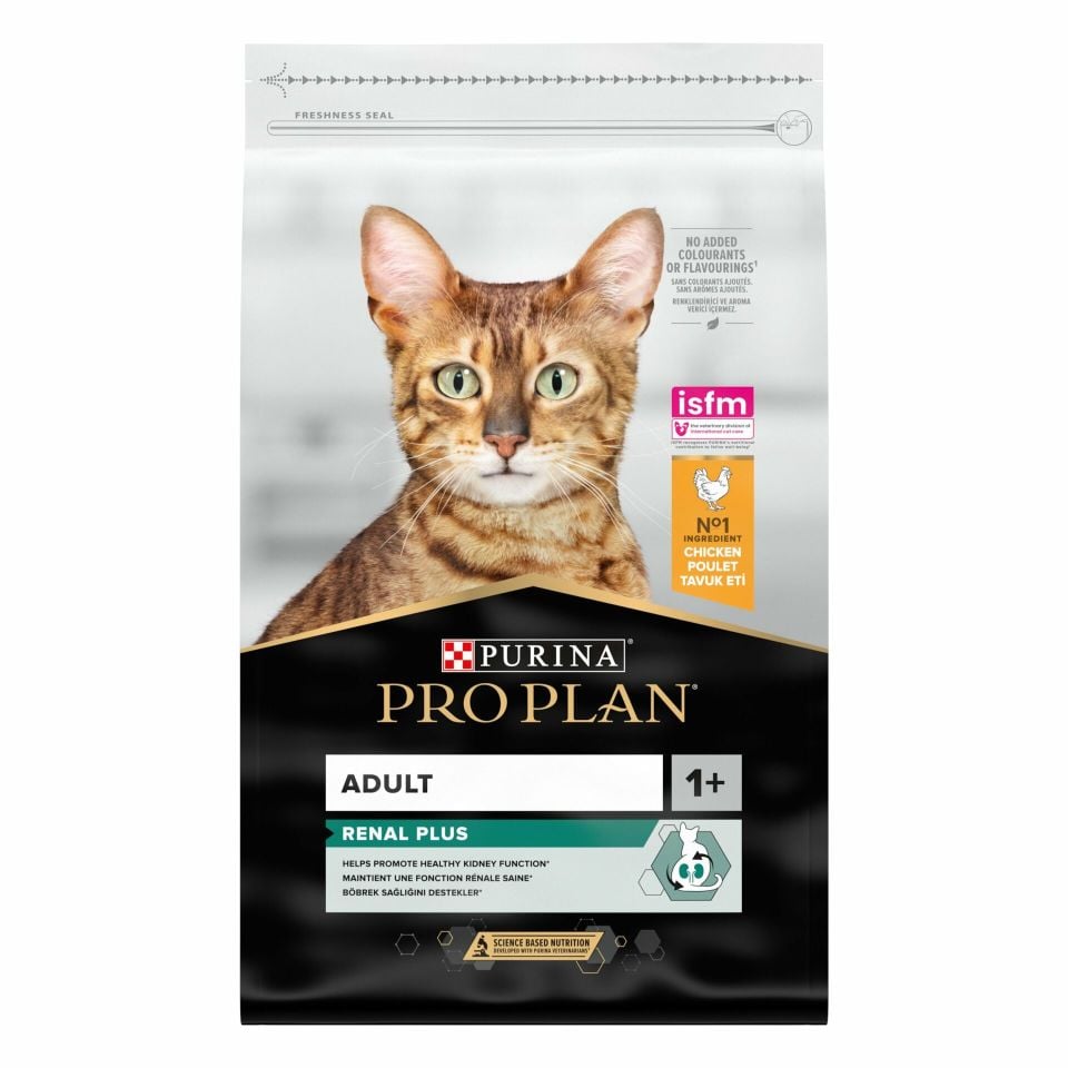 Pro Plan Renal Plus Adult Tavuklu Yetişkin Kedi Maması 10Kg
