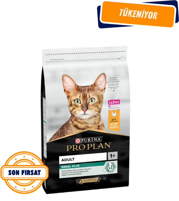 Pro Plan Renal Plus Adult Tavuklu Yetişkin Kedi Maması 10Kg