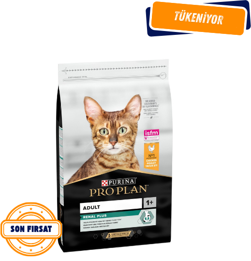 Pro Plan Renal Plus Adult Tavuklu Yetişkin Kedi Maması 10Kg