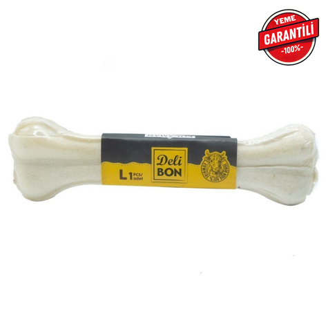 DELİBON DERİ PRES KEMİK 22CM L BOY 1Lİ VAKUM BEYAZ 22CMX1AD.