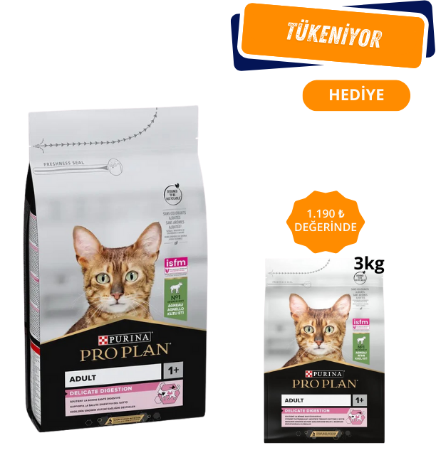 Pro Plan Adult Delicate Kuzulu Yetişkin Kedi Maması 10 Kg