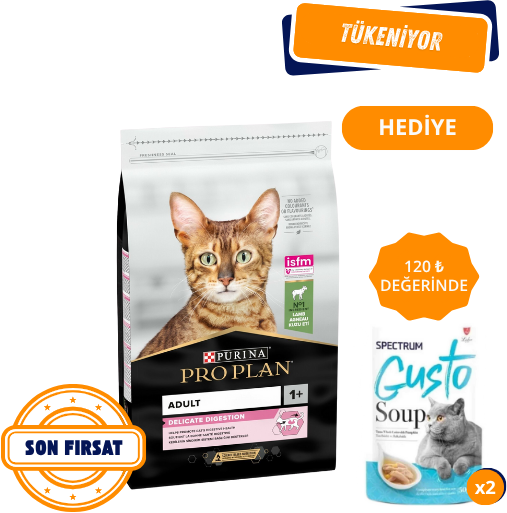 Pro Plan Adult Delicate Kuzulu Yetişkin Kedi Maması 10 Kg
