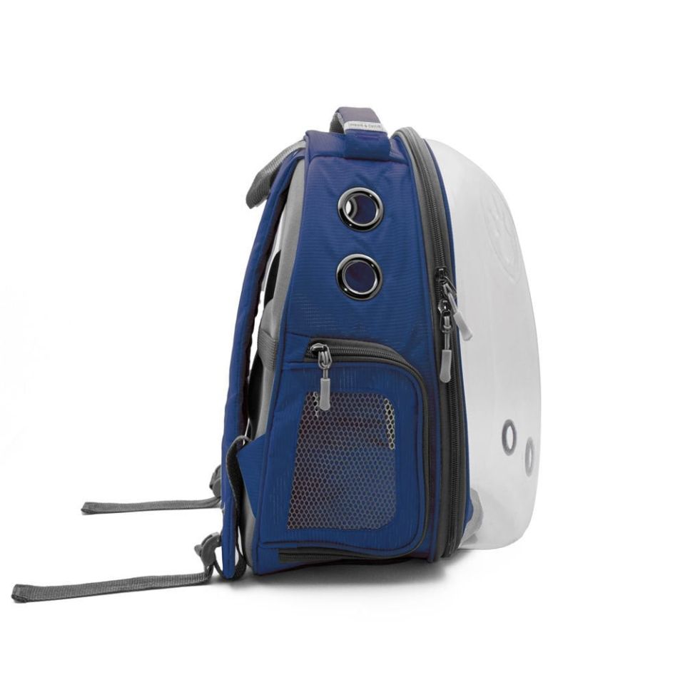 Doggie&Cattie Yeni Şeffaf Taşıma Sırt Çantası lacivert