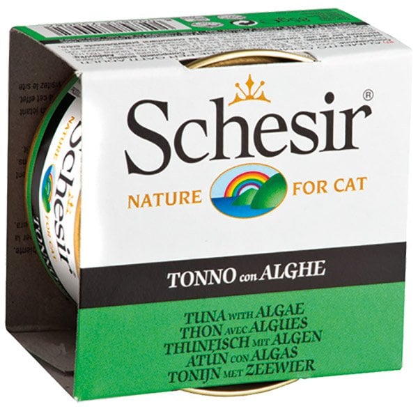 Schesir Ton Balıklı ve Yosunlu Kedi Konservesi 85gr