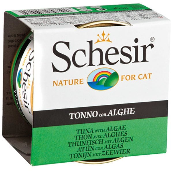Schesir Ton Balıklı ve Yosunlu Kedi Konservesi 85gr
