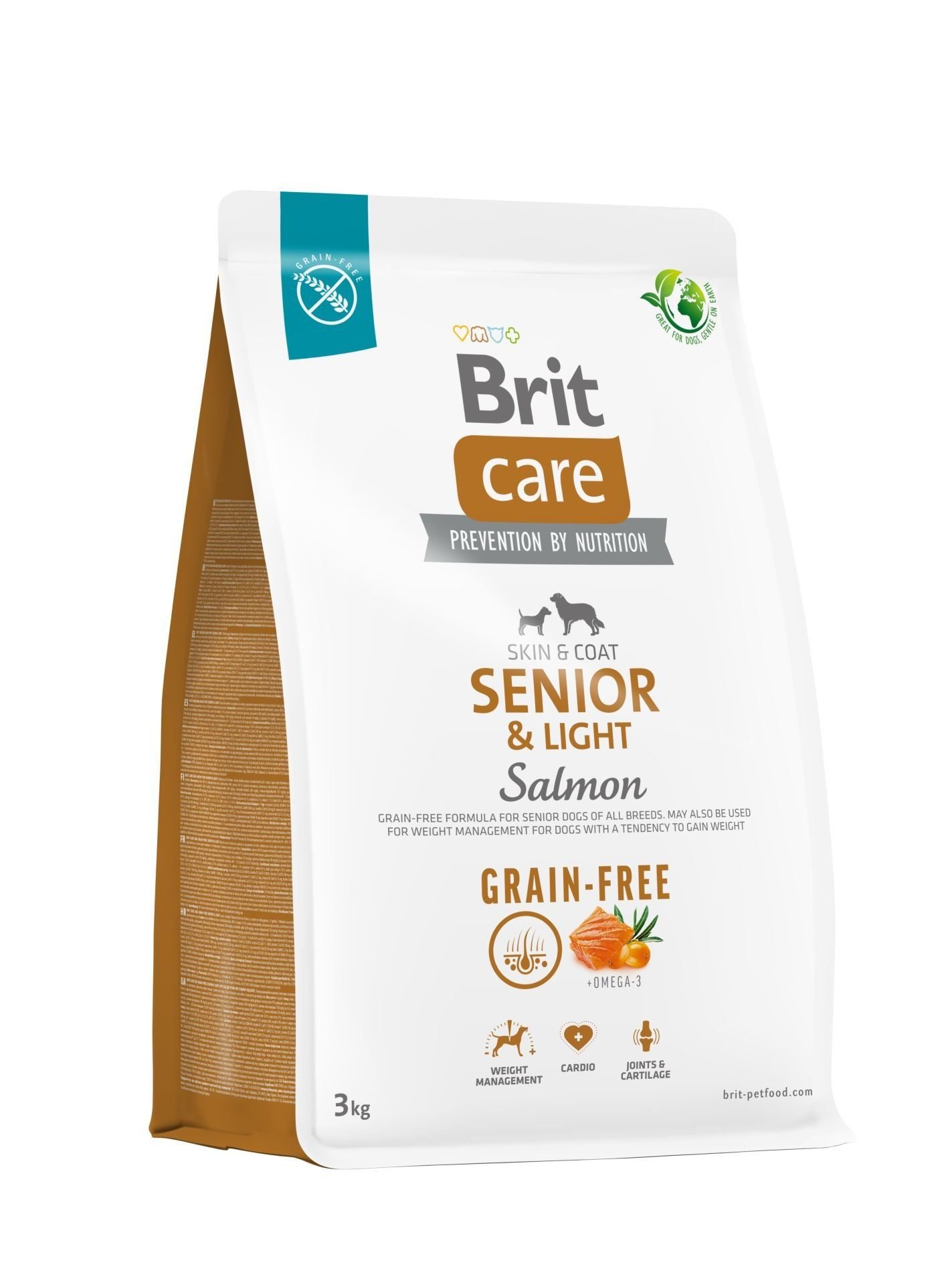 Brit Care Skin & Coat Somonlu Tahılsız Yaşlı Köpek Maması 3 Kg