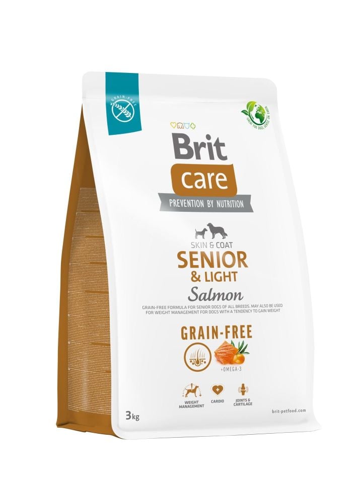 Brit Care Skin & Coat Somonlu Tahılsız Yaşlı Köpek Maması 3 Kg