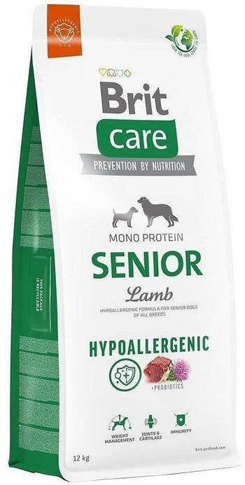 Brit Care Hypo-Allergenic Kuzulu ve Pirinçli Tüm Irklar İçin Yaşlı Köpek Maması 12 Kg