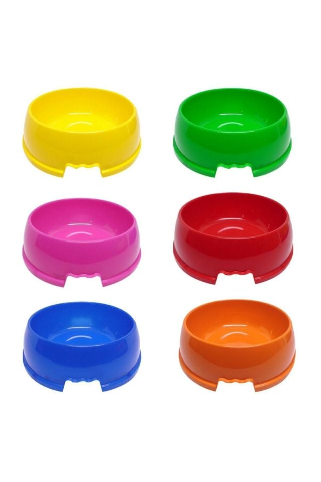 Pet Style Orta Boy Plastik Mama ve Su Kabı 1,75 Lt Mavi