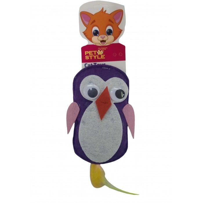 Pet Style Penguen Şeklinde Catnipli Kedi Oyuncağı
