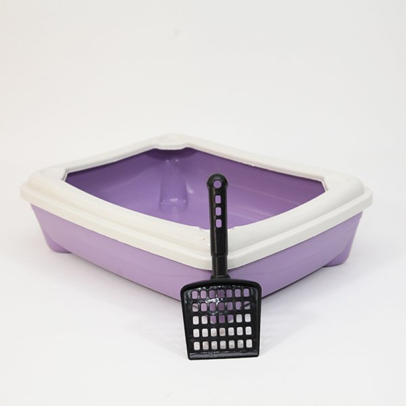 Pet Style Eco Kitty Açık Kedi Tuvaleti Mor