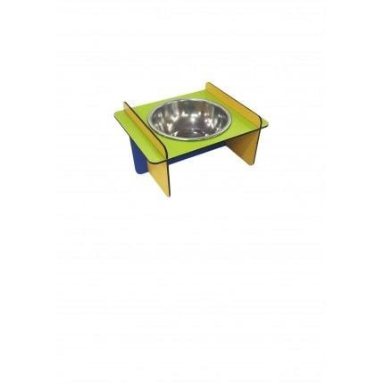 Pet Style Ahşap Sehpalı Metal Mama ve Su Kabı
