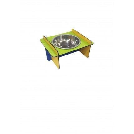 Pet Style Ahşap Sehpalı Metal Mama ve Su Kabı